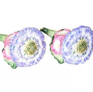 Fitz & Floyd Essentials Spring Fling Floral Salt & Pepper Shakers